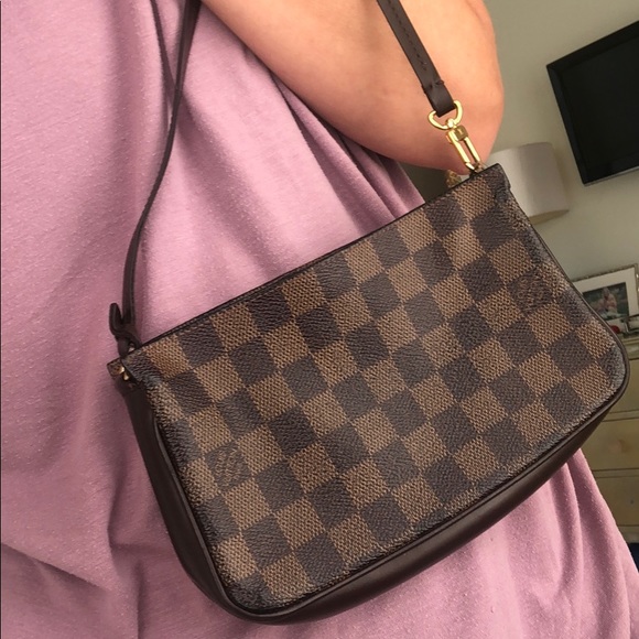 Louis Vuitton Pochette Damier check with d… - Picture 3 of 8